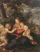 Pietro da Cortona Holy Family Resting on the Flight to Egypt oil painting artist